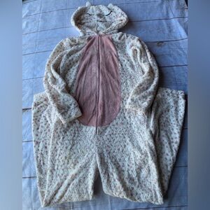 Secret Treasures One Piece Faux Fur Sleeper Size Small